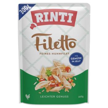 6x300g RINTI Filetto Könnyű élvezet nedves kutyatáp - Csirke & zöldség kép