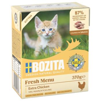 6x370g Bozita falatok szószban Kitten csirke nedves macskatáp kép