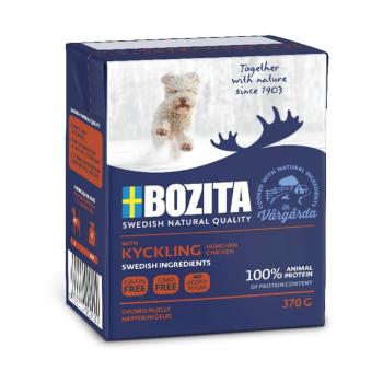 6x370g Bozita falatkák aszpikban csirke nedves kutyatáp kép