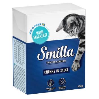 6x370g Smilla falatkák szószban makréla nedves macskatáp kép
