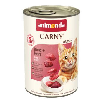 6x400g animonda Carny Adult Marha & szív nedves macskatáp kép