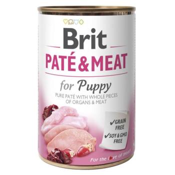 6x400g Brit Paté & Meat Puppy nedves kutyatáp kép