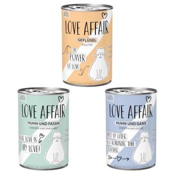 6x400g Hardys LOVE AFFAIR Mix csomag (3 változattal) nedves macskatáp kép