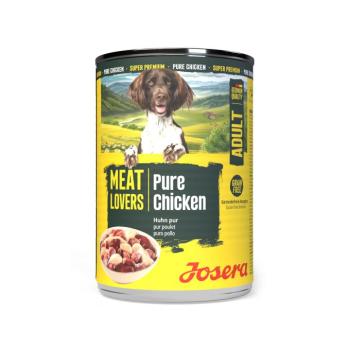 6x400g Josera Meatlovers Pure Csirke nedves kutyaeledel új design kép