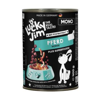 6x400g Lucky Jim Mono ló nedves kutyatáp