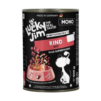6x400g Lucky Jim Mono marha nedves kutyatáp kép