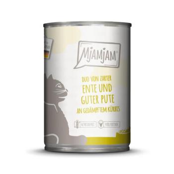 6x400g MjAMjAM Duo Kacsa & pulyka nedves macskatáp kép