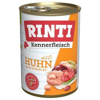 6x400g RINTI ínyenceknek Csirke nedves kutyaeledel kép