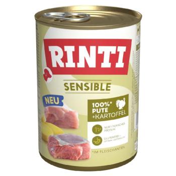 6x400g RINTI Sensible Pulyka & burgonya nedves kutyaeledel kép