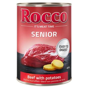 6x400g Rocco Senior Marha & burgonya nedves kutyatáp kép