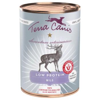 6x400g Terra Canis Alimentum Veterinarium Low Protein vad nedves kutyatáp kép