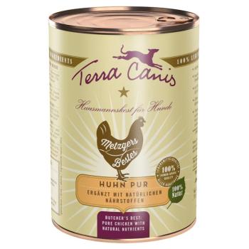 6x400g Terra Canis Metzgers Bestes Csirke pur nedves kutyatáp kép