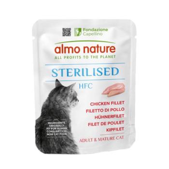6x50g Almo Nature HFC Sterilised Csirkefilé nedves macskatáp kép