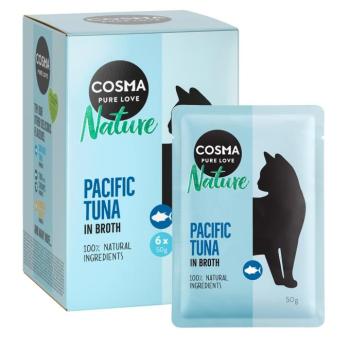 6x50g Cosma Nature tasakos nedves macskatáp - Csendes-óceáni tonhal kép