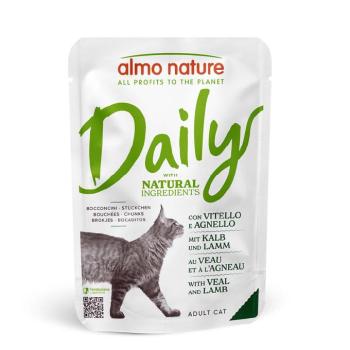 6x70g Almo Nature Daily Menu nedves macskatáp-Borjú & bárány kép