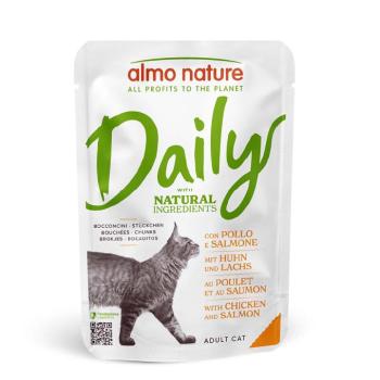 6x70g Almo Nature Daily Menu nedves macskatáp-Csirke & lazac kép