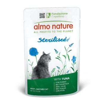 6x70g Almo Nature Functional Sterilised marha nedves macskatáp