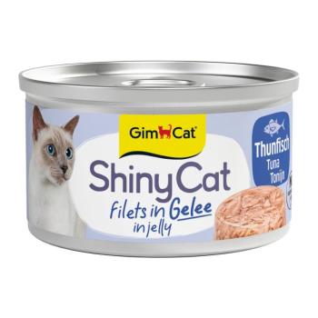 6x70g GimCat ShinyCat Jelly tonhal nedves macskatáp