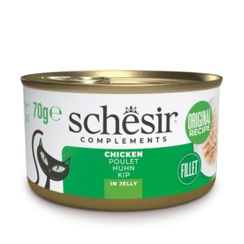 6x70g Schesir Complements aszpikban csirke étrend-kiegészítő eledel macskáknak kép