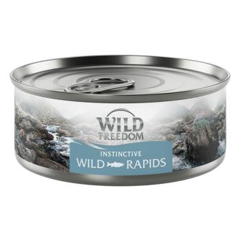 6x70g Wild Freedom Adult Wild Rapids lazac étrend-kiegészítő eledel macskáknak kép