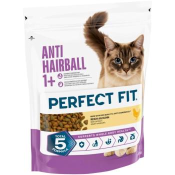 6x750g Perfect Fit Anti Hairball 1+ csirke száraz macskatáp kép