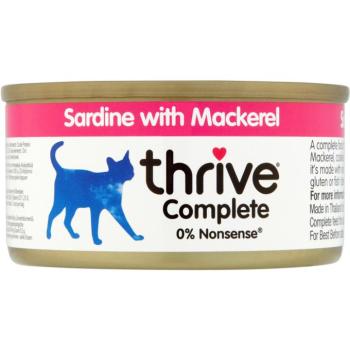 6x75g Thrive Complete nedves macskatáp - Szardínia & makréla kép