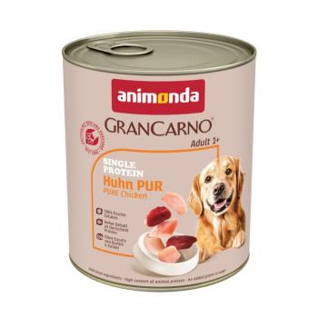 6x800g animonda GranCarno Adult Single Protein csirke pur nedves kutyatáp kép