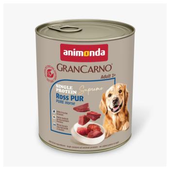 6x800g animonda GranCarno Adult Single Protein Supreme nedves kutyatáp- Ló Pur kép