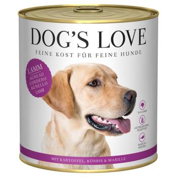 6x800g Dog's Love Adult Bárány nedves kutyatáp kép