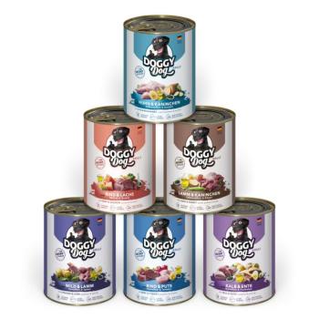 6x800g Doggy Dog Adult nedves kutyaeledel mix csomag 1 (6 változattal) kép