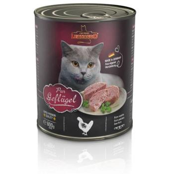 6x800g Leonardo All Meat Szárnyas pur nedves macskatáp kép