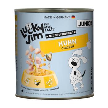 6x800g Lucky Jim Junior csirke nedves kutyatáp kép
