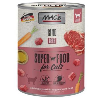 6x800g MAC´s Cat Marha nedves macskatáp kép