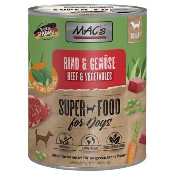 6x800g MAC's Marha & zöldség nedves kutyatáp kép