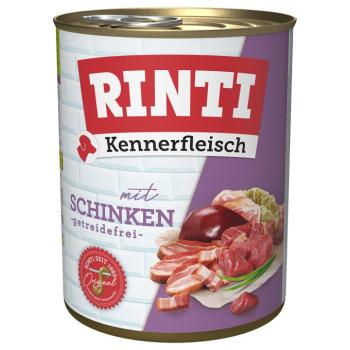 6x800g RINTI ínyenceknek nedves kutyatáp- Sonka kép