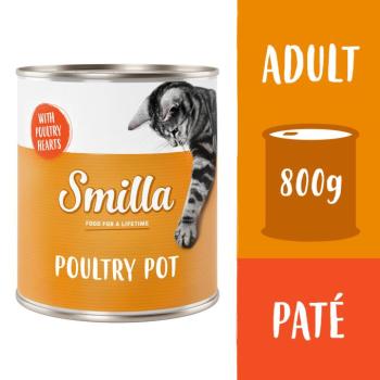 6x800g Smilla szárnyastál nedves macskatáp vegyes csomag kép