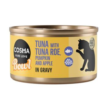 6x80g Cosma Bowl tonhal & tonhalikra nedves macskatáp kép