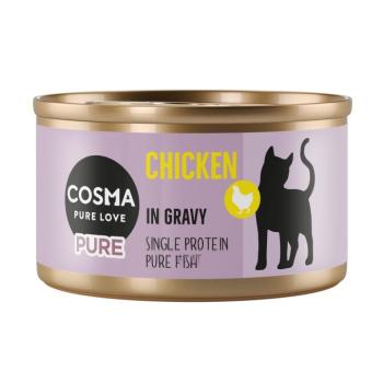 6x80g Cosma Pure csirke nedves macskatáp kép