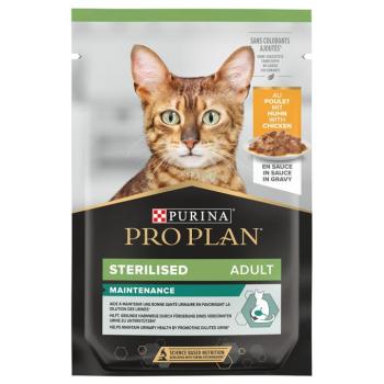 6x85g PURINA PRO PLAN Sterilised Adult Maintenance csirke nedves macskatáp kép