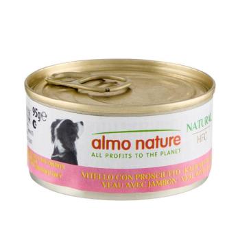 6x95g Almo Nature HFC Borjú & sonka nedves kutyatáp kép