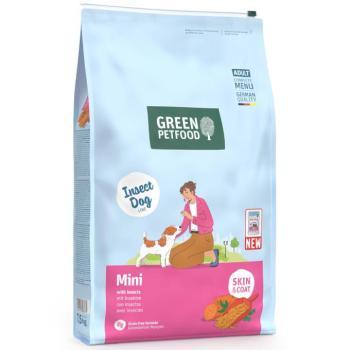7,5kg Green Petfood Mini rovarokkal száraz kutyatáp