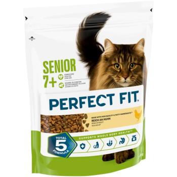 750g Perfect Fit Senior 7+ csirke száraz macskatáp kép