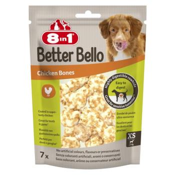 7db (84g) 8in1 Better Bello csirke rágócsont XS méret kutyasnack kép