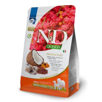 7kg Farmina N&D Quinoa Adult Skin & Coat hering & kurkuma száraz kutyatáp kép