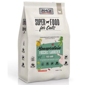 7kg MAC's Superfood for Cats Adult Monoprotein nyúl száraz macskatáp kép
