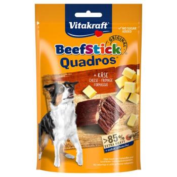 7x70g Vitakraft Beef Stick Quadros sajt kutyasnack kép