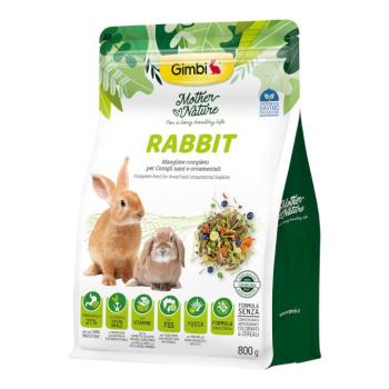 800 g Gimbi Mother Nature Rabbit száraz nyúltáp kép
