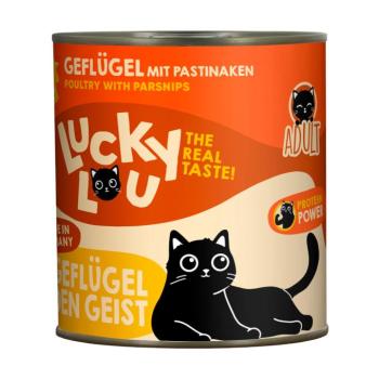 800g Lucky Lou Adult Szárnyas nedves macskatáp kép