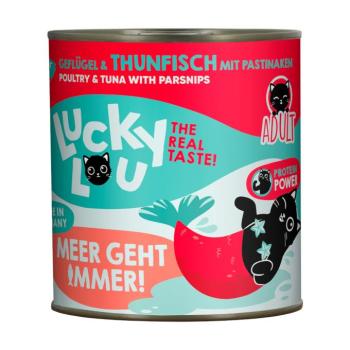 800g Lucky Lou Adult Szárnyas & tonhal nedves macskatáp kép