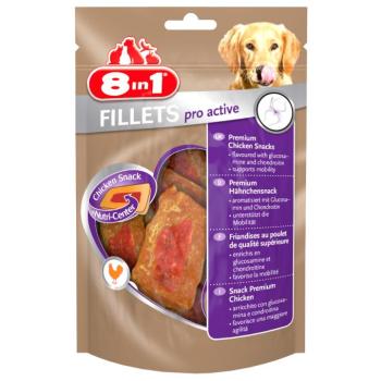 80 g Fillets Pro Active 8in1 kutyasnack kép